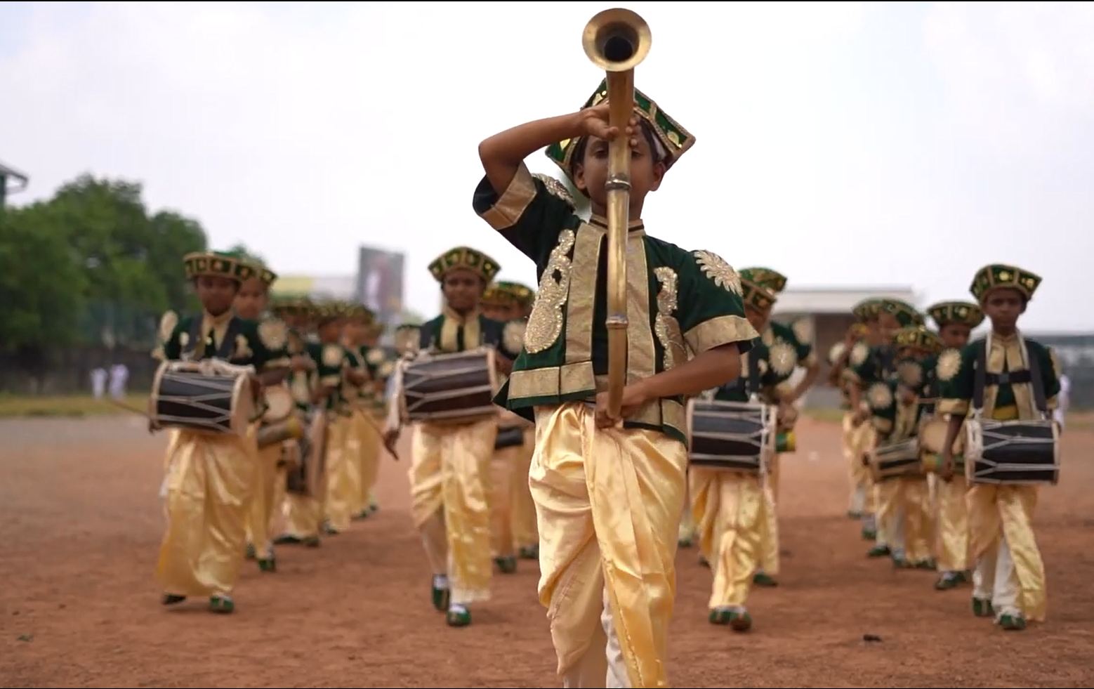 Primary Eastern Band Association traditional horn performance